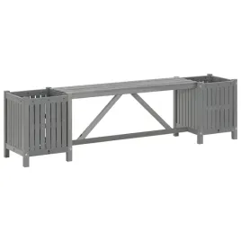 lawka-ogrodowa-z-2-donicami-150-cm-lite-drewno-akacjowe-szara