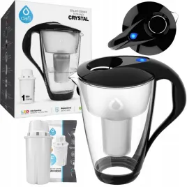 szklany-czarny-dzbanek-filtrujacy-dafi-crystal-2l-wklad-filtr
