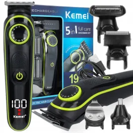 golarka-meska-trymer-do-brody-wlosow-zestaw-5w1-kemei-barber-usb