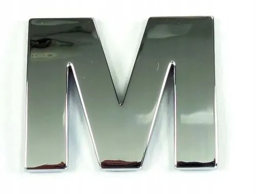 naklejka-chrom-3d-emblemat-litera-m