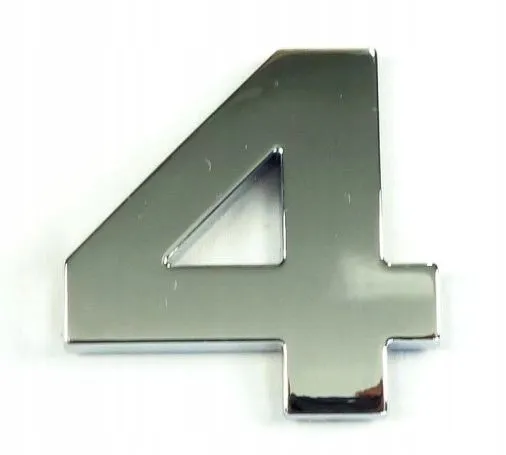 naklejka-chrom-3d-emblemat-cyfra-4