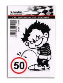naklejka-na-samochod-olewam-ograniczenie-50-km-h