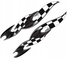 naklejka-30x12-cm-carbon-i-szachownica-naklejki