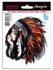 naklejka-na-auto-indianka-dziewczyna-z-pioropuszem