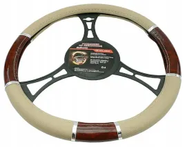 pokrowiec-na-kierownice-nakladka-drewno-skora-bezowa
