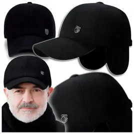 czapka-zimowa-z-daszkiem-bejsbolowka-meska-czarna-na-wiosne-i-lato