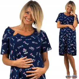 koszula-nocna-do-karmienia-i-porodu-ciazowa-pizama-tunika-na-guziczki