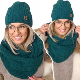 zimowy-komplet-damski-czapka-komin-cieply-szal-gruby-polski-premium