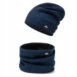 komplet-meski-na-polarze-czapka-komin-granatowy