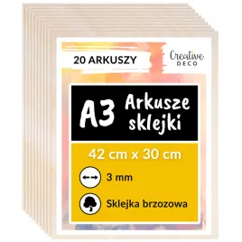 plyta-sklejka-do-ciecia-laserem-grawerowania-dekoracji-3mm-a3-x-20-sztuk
