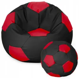 pufa-fotel-sako-pilka-nozna-do-pokoju-dziecka-80cm-czarno-czerwony