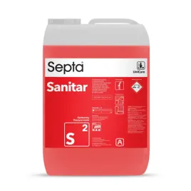 Zdjęcie produktu SEPTA SANITAR S2 10L ŻEL DO DOCZYSZCZANIA TOALET USUWA KAMIEŃ I RDZĘ