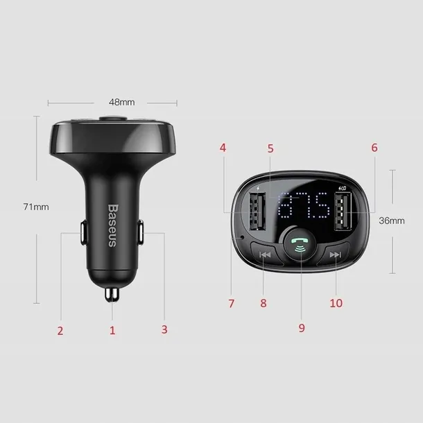 baseus-transmiter-ladowarka-2xusb-fm-bluetooth-czytnik-kart-micro-sd-marka-baseus