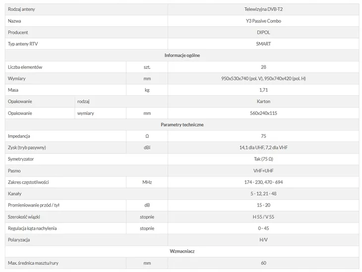 antena-dvb-2-y3-passive-combo-uhf-vhf-stan-opakowania-oryginalne
