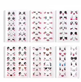 72x-urocza-naklejka-z-wyrazami-twarzy-wodoodprona-dekoracja-kubkow-ksiazek
