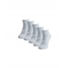 skarpety-4f-meskie-krotkie-5-pak-szare-sportowe-m-39-42