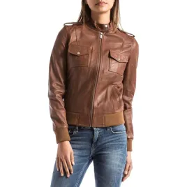 kurtka-damska-blue-wellford-belaya-skorzana-brazowa