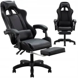 fotel-gamingowy-z-ekoskory-obrotowy-dla-gracza-kubelkowy-wygodny-czarny