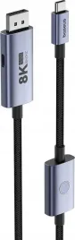 baseus-adapter-baseus-bs-oh176-usb-c-displayport-8k-60hz-1-5m-czarny