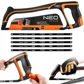 neo-pila-reczna-do-metalu-brzeszczot-300mm-5-zapasowych-brzeszczotow