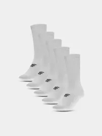 skarpetki-damskie-4f-skarpety-dlugie-35-38-5-par-uscof284-aw24