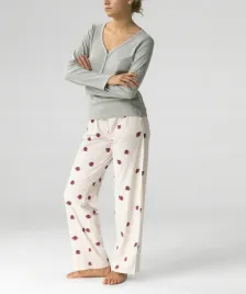 pizama-damska-atlantic-nlp-482-szary-melanz-roz-s