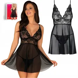 koszulka-nocna-koronkowa-stringi-obsessive-idillia-babydoll-l-xl
