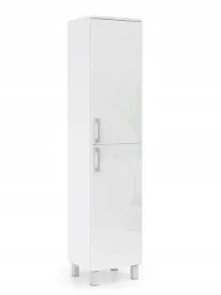 slupek-lazienkowy-wysoki-40cm-bialy-polysk-akryl