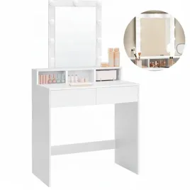 toaletka-biala-lustro-kosmetyczna-oswietlenie-9-led