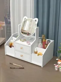 toaletka-dla-dziewczynek-z-lustem-organizer-kocie-uszy-prezent