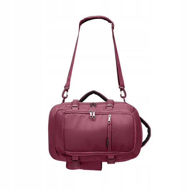 puccini-plecak-miejski-easy-pack-czerwony-zapiecie-zamek