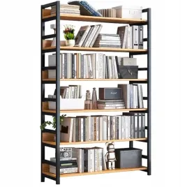 industrialny-regal-stojacy-rustykalny-6-polek-drabinka-na-ksiazki-174