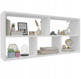 polka-wiszaca-scienna-na-ksiazki-do-pokoju-lub-salonu-biala-110x50