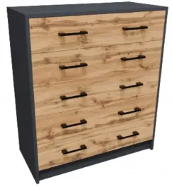 komoda-szafka-5s-grafit-wotan-garderoba-regal-rob