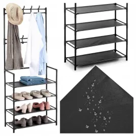 wieszak-na-ubrania-buty-stojak-metalowy-czarny-haczyki-polki-loft