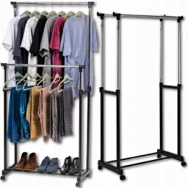 wieszak-podwojny-stojacy-na-kolkach-ubrania-stojak-do-przedpokoju