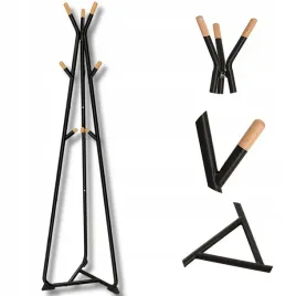 wieszak-na-ubrania-stojak-podlogowy-loft-czarny