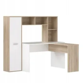 biurko-narozne-z-regalem-na-ksiazki-nadstawka-mlodziezowe-do-pracy