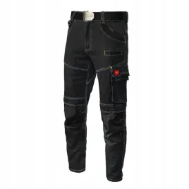 spodnie-robocze-jeans-stretch-jeansowe-slimowane-bhp-elastyczne