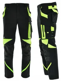 spodnie-robocze-elastyczne-odblaskowe-neon-spandex-stretch-neoflex-bhp