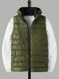 kamizelka-meska-puchowa-pikowana-zielona-casual-shein-s