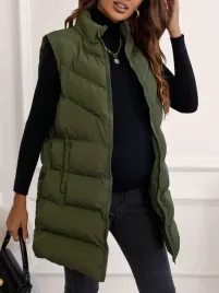 kamizelka-ciazowa-puchowa-pikowana-ze-stojka-zielona-casual-shein-xxl-44