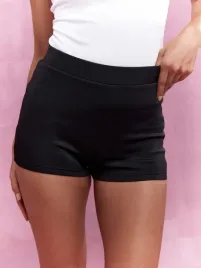 spodenki-szorty-damskie-dopasowane-z-wysokim-stanem-czarne-missguided-xs