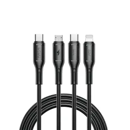 kabel-3w1-usb-c-do-usb-c-micro-usb-lightning-wiwu-60w-mocny-1m-czarny