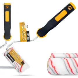 2x-walek-malarski-10-cm-malowania-scian-mabli-farb-lakierow-1x-uchwyt