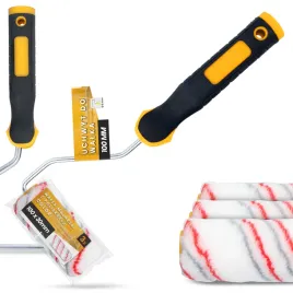 3x-walek-malarski-10-cm-malowania-scian-mabli-farb-lakierow-1x-uchwyt