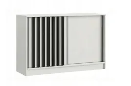 biala-komoda-lamele-przesuwna-120cm-drzwi-przesuwne-mr