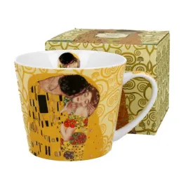 kubek-porcelanowy-600ml-duo-do-kawy-herbaty-ziol-pocalunek-ecru-g-klimt