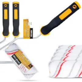 5x-walek-malarski-15-cm-malowania-scian-mabli-farb-lakierow-2x-uchwyt