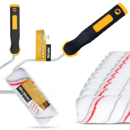 10x-walek-malarski-15-cm-malowania-scian-mabli-farb-lakierow-1x-uchwyt